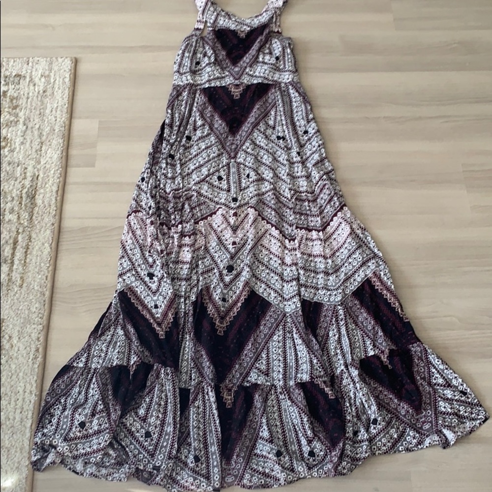 Free People Printed Maxi Dress